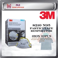 MASK 3M 8210 N95 PARTICULATE RESPIRATOR 1box 20pcs 3m Face Mask Anti Haze Mask Disposable Face Mask 