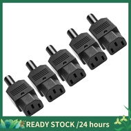 5PCS IEC C13 Power Plug Connector C13 Female Plug Power Adapter Connector 3 Pin Power Socket 250V 10