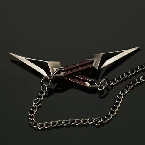 7cm Kuronami No Yaiba Valorant Weapon Ninja Kunai Melee Weapon Model Metal Game Samurai Sword Access