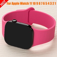 Magnetic Loop Silicone Strap For Apple Series 11/10 42mm 46mm Ultra 3 2 1 49mm Iwatch 9 8 7 6 5 4 3 