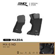 3D Mats พรมปูพื้นรถยนต์ MAZDA MX-5 2016 - 2025 พรมกันลื่น พรมกันนํ้า พรมรถยนต์