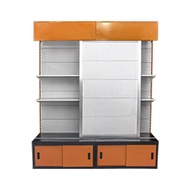 Aluminum Alloy Door Display Rack Shelf Shelf Shelf Slide Door Sliding Door Tool Rack Shelf Hole Boar