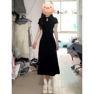 cheongsam dress cheongsam muslimah plus size 旗袍 New Chinese Style Improved Cheongsam Dress Long Skir