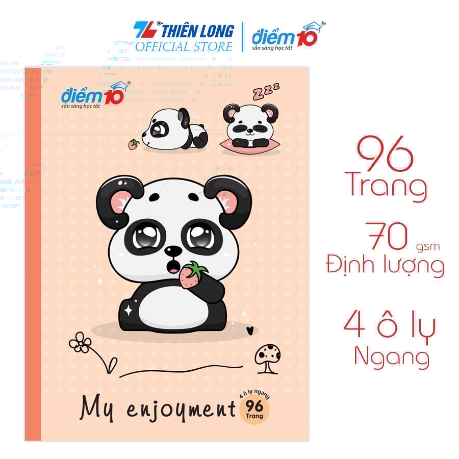Combo 20 Tập học sinh 96 trang 4 ô ly vuông giấy 60gsm Điểm 10 TP-NB028 (hình ngẫu nhiên)