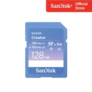 SanDisk Creator Extreme Pro SD Card SDSDXEP 128GB C10UHS-IIU3V60 R/W280/100MB/s (SDSDXEP-128G-GNCIS)