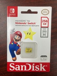 SanDisk Micro SD Nintendo Switch Flash Memory Card 256GB SDSQXAO-256G