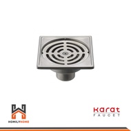 Karat Faucet Odor-Proof Grid Model KA-40-831-ST Square Type Stainless Steel PVC Pipe Connector Size 