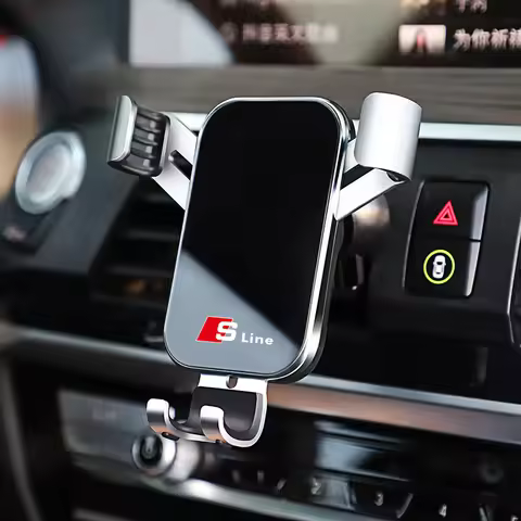 ABS Car Phone Holder 360 Rotation Gravity Auto Grip Bracket For Sline Audi A3 A1 A4 B8 B7 A6 C7 A5 A