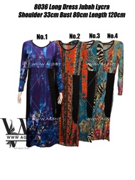 Clear Stock Offer RM6‼️8036 Muslimah Long Dress Jubah Lycra