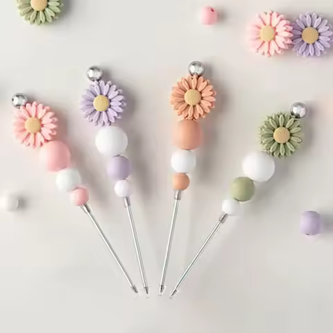 1pcs Daisy Decor Sugar Stir Needle Scriber Biscuit Icing Pin DIY Baking Pin Stainless Steel Pin Icin