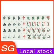 ✅Local seller 168 pcs 36 mm Mahjong Tiles cards with bag Set Jade White Edition animal 麻将牌带包动物