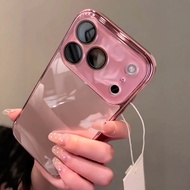New Luxury Tempered Glass Glossy Case Compatible For iPhone X Xr Xs Max 6 6s 7 8 Plus Plating Metal 