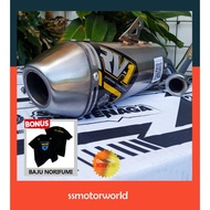 knalpot norifumi rv1 n4 klx dtracker crf wr ori 100% bisa scan barcode