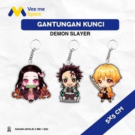 GANTUNGAN [FREE Ring] Demon Slayer Keychain | Demon Slayer Keychain | Demon Slayer Keychain | Cheap 