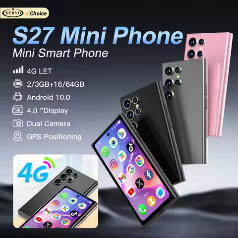 SERVO S27 MINI Small Smartphone 4G LTE Android 12.0 OS 3GB+64GB APP Store GPS 4.0" Full Screen Pocke