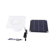 Solar Ventilation Fan  Mesh Guard 10W 12V Panel Exhaust IP67 Waterproof for Greenhouse Chicken Coop