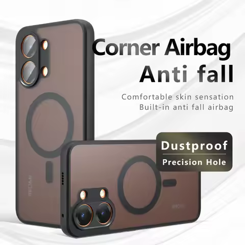 Case For Xiaomi Poco X8Pro Max X8 Pro for Redmi Turbo 5 Turbo5 Max Magnetic Wireless Charging Transl