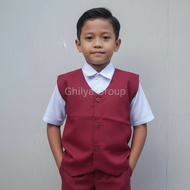 Rompi merah SD Rompi bahan dril Rompi SD licin Rompi SD bahan twis Rompi licin Rompi merah Rompi SD