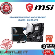 MSI Pro H810M-B Wifi6E Motherboard LGA1851 Micro ATX