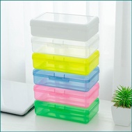 KOK Clear Plastic Pencil Box Crayon Pen Storage Box Marker Pen for Case Stackable