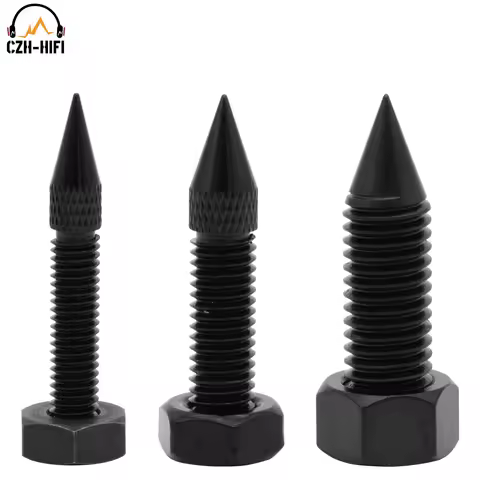 AUDIO SPIKE Thread Iron Speaker Spikes Hifi Audio AMP Monitor Instrument DAC Radio Subwoofer Isolati