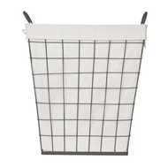 Heavy-Gauge Wire Laundry Basket, Dark Zinc, 20 in X 15 in X 25 in, Recommended  Use, Laundry Organizer