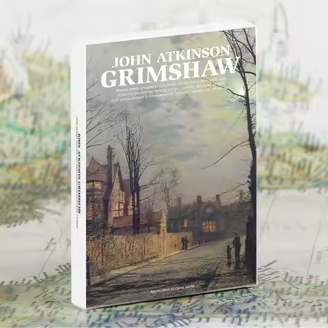 John Atkinson Grimshaw Oil Painting Postcards Set 30PCS - Vintage Street View Art Collection Cards P