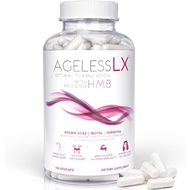 HMB Supplements for Women - Collagen Enhancer Capsules - Anti-Aging for 40 + - Lean Muscle Builder -