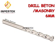 Mata Bor Beton 6 mm Drill Masonry Bit 6mm Bor Tembok Granit Concrete
