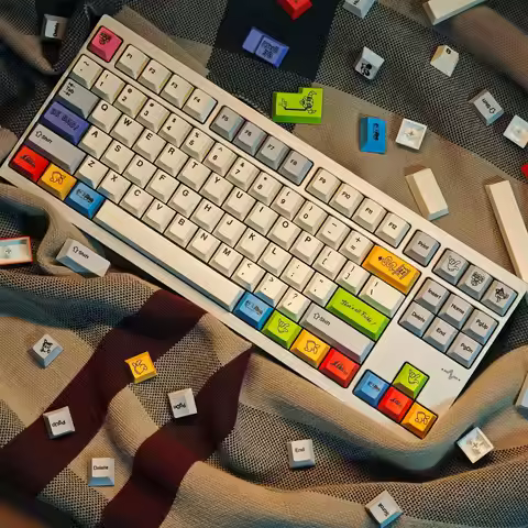 GMK Rubrehose clone keycaps PBT Dye-sub cherry profile 60/64/68/75/87/96/98/104/108