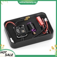 For 1/24 Scale FMS FCX24 FCX24M SCX24 RC Crawler 25A ESC 1224-4500KV Outrunner Brushless Motor Combo