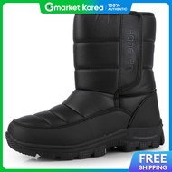 Fur-Lined Velcro Winter Boots Padded Boots Fur Boots Cold-Weather Shoes Motorcycle Boots