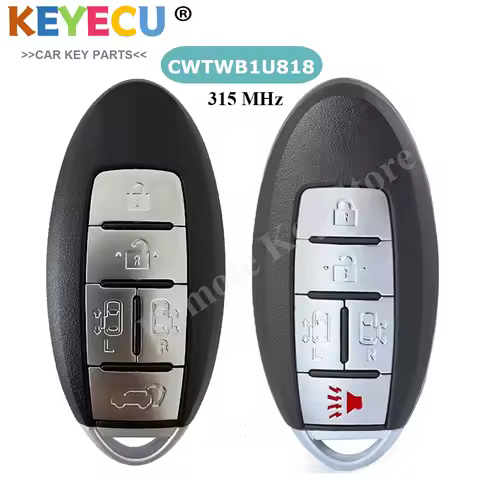 For Nissan Quest 2011 2012 2013 2014 2015 2016 2017 Smart Prox Remote Key 5 Button 315MHz CWTWB1U818