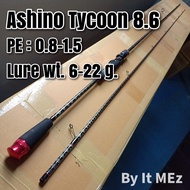 ของแท้ ราคาถูก ❗❗ คันเบ็ดตกปลา คันตกหมึก กราไฟท์ IM9 Ashino Tycoon 8.6 ฟุต 2 ท่อน เหมาะสำหรับตกหมึก ตกปลาเกล็ด ตกสปิ๋ว Spinning