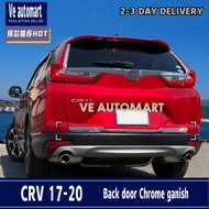 Vemart honda crv rear back door Chrome ganish accessories Protector 2018 2019 2020