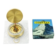 Brass Guide G50 Golden Glossy Flip Climbing Luminous Guide Pocket Watch Guide North Outdoor 26.9.2