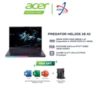 ACER PREDATOR HELIOS 18 AI PH18-73-99SQ MINI LED GAMING LAPTOP (CU9-275HX 96GD5 4TBSSD/RTX5080 16GDR