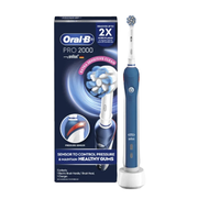 💥ส่งไวทุกวัน💥ผลิต lot ล่าสุดประกันศูนย์ไทย💥 แปรงสีฟันไฟฟ้า Oral-B โปร 2 2000 (Pro2 2000) + หัวแปรง u