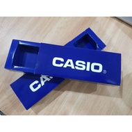 กล่องนาฬิกา CASIO สีน้ำเงินเข้ม กล่องทรงไม้ขีด กล่องนาฬิกา กล่องกระดาษ—