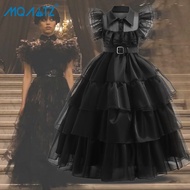 ชุดคอสเพลย์ครอบครัว MQATZ อดัมส์ชุดวันเดรสเด็กชุดยาวผ้าพิมพ์ลายคอสเพลย์วัน YDS001ชุดเดรสปาร์ตี้