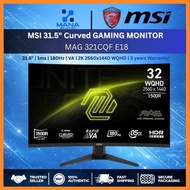 MSI MAG 321CQF E18 / MAG321CQF E18 31.5 VA 2K 2560x1440 WQHD 180HZ Curved GAMING MONITOR