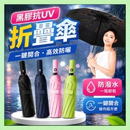 24-Bone Automatic Umbrella Vinyl Automatic Umbrella Sunny Umbrella Dual-Use Umbrella Automatic Umbre