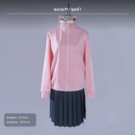 ชุดคอสเพลย์ Bocchi The Rock ประกอบด้วยเสื้อฮู้ด Gotou Hitori และกระโปรงพลีท ชุดแฟชั่นอนิเมะสำหรับผู้