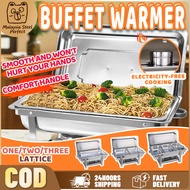 buffet warmer 1-4 Compartment Foldable Buffet Set Food Warmer Stainless Steel Food Warmer Buffet Ser