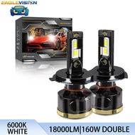 【EAGLEVISION】2PCS A18 LED headlights h4 led headlight for car h11 led headlight H1 H7 9006 9005 car 