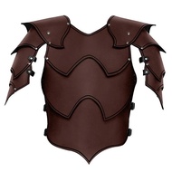 Medieval Elven Knight Shoulder Chest Armor Breastplate Viking Pirate Gladiator Cosplay Costume Steam