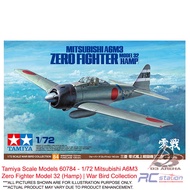 Tamiya Scale Models 60784 - 1/72 Mitsubishi A6M3 Zero Fighter Model 32 (Hamp) | War Bird Collection