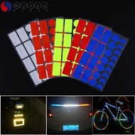 MYROE Bike Reflective Stickers 2 Styles Fluorescent Cycling Accessories Wheel Rim Sticker