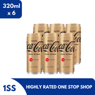 Coke Zero Sugar Vanilla, 320ml set of 6