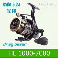 Metal Fishing Reel HE SERIES HD SERIES 1000 2000 3000 4000 Max Drag 10-15Kg
